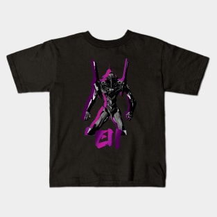 Evangelion Unit 01 Kids T-Shirt